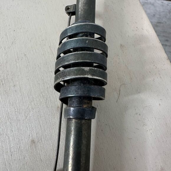 Vintage 70s Abstract Modernist Bar Brooch - Picture 4 of 8